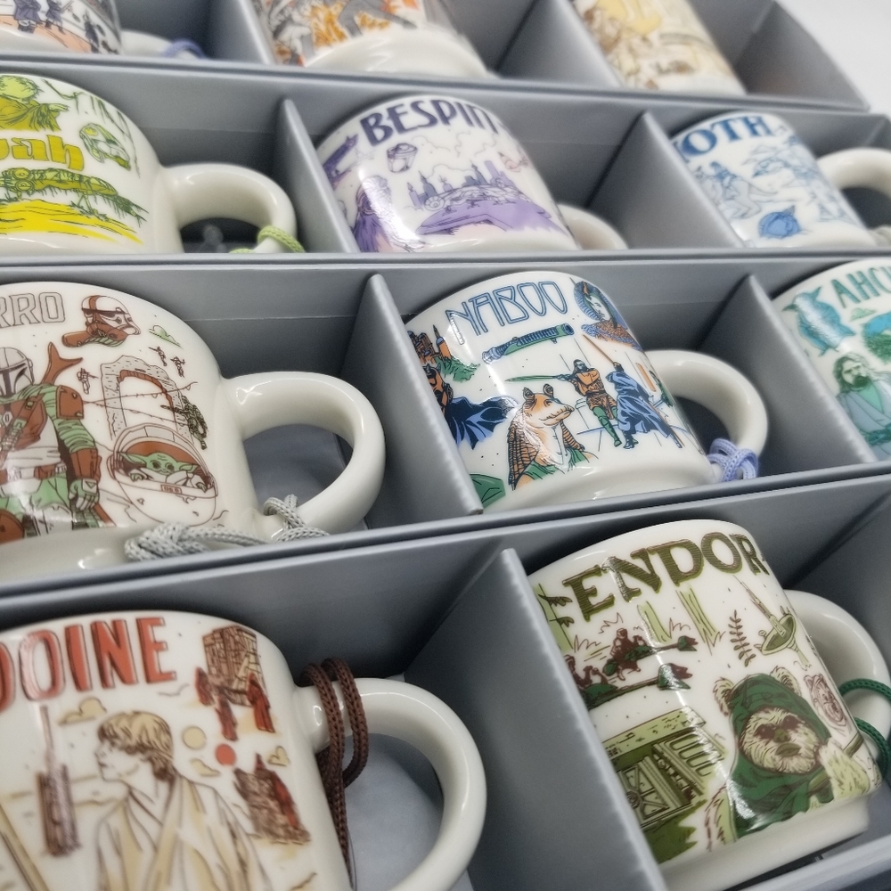 Starbucks Star Wars May the Fourth 2023 Been There Ornament Cups Full Set NWT - Picture 17 of 17